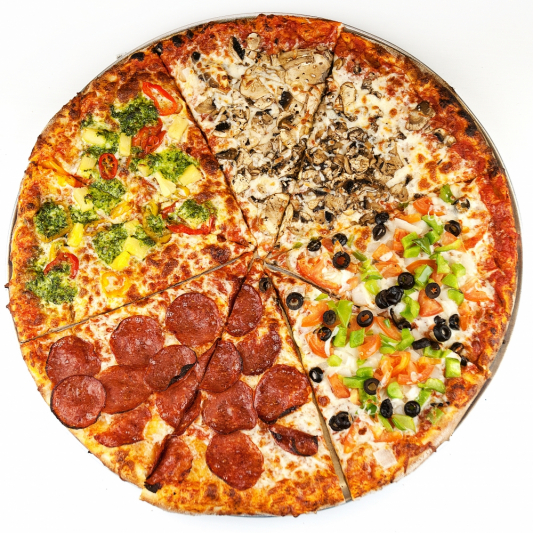 Make Your Own Pizza With 1-3 Toppings 
