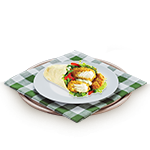 Tandoori Chicken Kebab Wrap 