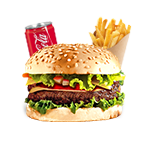 Original Cheese Burger With Chips 